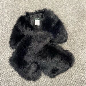 J. Crew Women’s Scarf, Faux Fur, Lined Neck Wrap Warmer